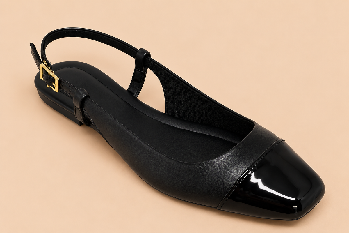 Two-Tone Slingback Flat