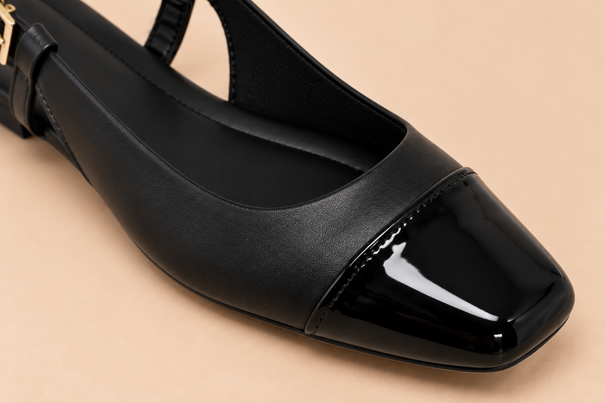 Two-Tone Slingback Flat